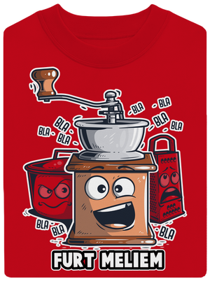 Mlynček unisex mikina bez kapucne Red