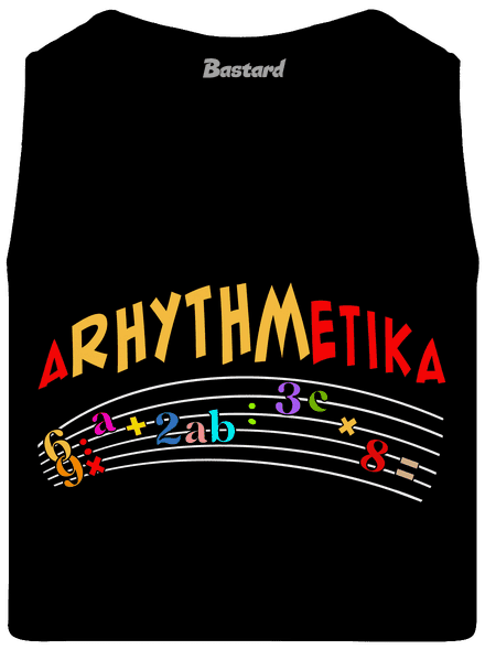 Arhythmetika pánske tielko Black