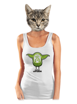 Mistr DiYoda dámske tielko klasické White