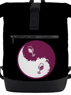 Jin Jang víno batoh Black