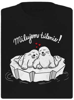 Milujem túlenie dámske športové tričko Black