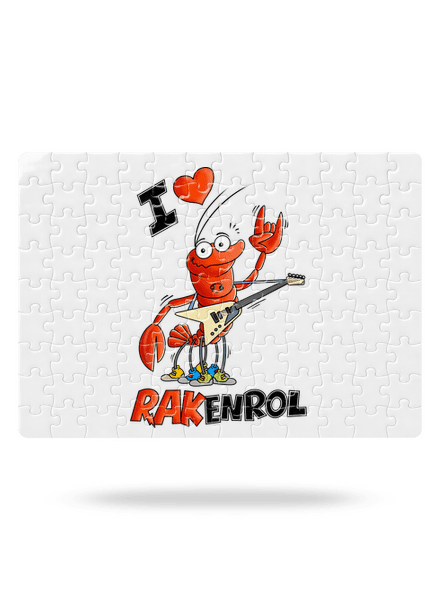 Rakenrol puzzle White