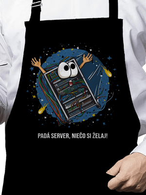 Padá server zástera Black
