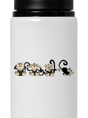 Opica flaša na vodu White