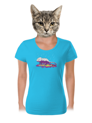 Odkryté tajomstvo dámske tričko Blue Atol