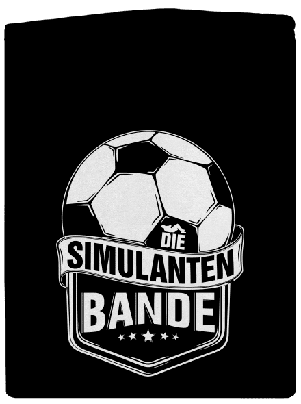 Simulanten bande pánska mikina na zips Black