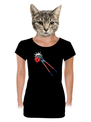 dámske tričko s lemom