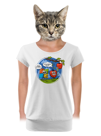 dámske tričko s lemom