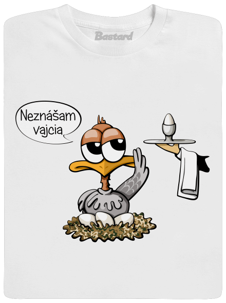 Neznášam vajcia detské tričko White