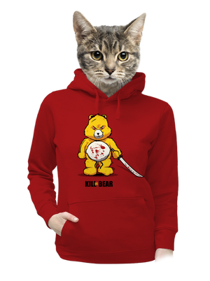 dámska mikina klokanka