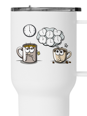 Čaj o piatej, káva stále termohrnček White