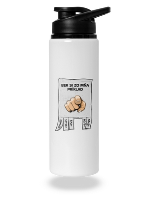 Ber si zo mňa príklad flaša na vodu White