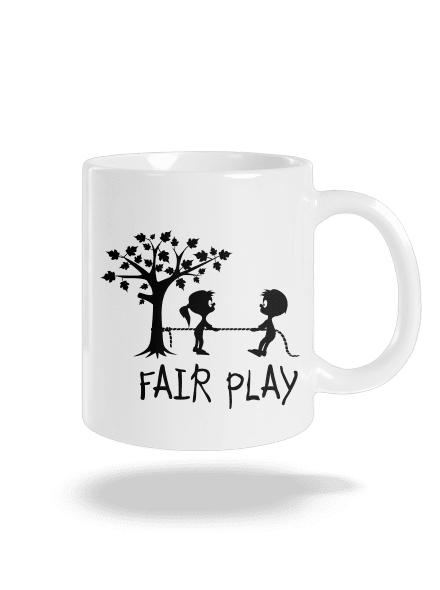 Fair play klasický hrnček White