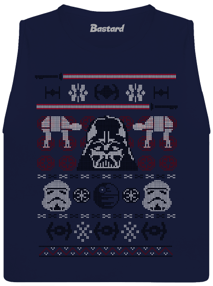 Vader na svetri dámske tielko voľné Navy