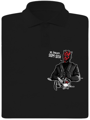 Som sith pánska polokošeľa Black