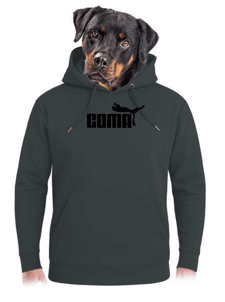 Coma unisex mikina premium Charcoal