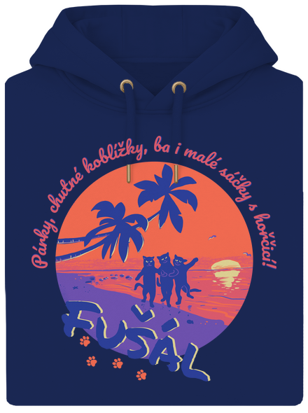 Fušál unisex mikina premium Navy