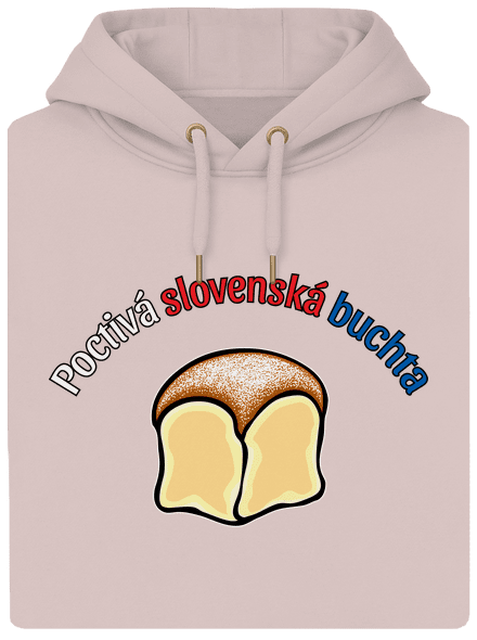 Poctivá buchta a klobása unisex mikina premium Rose Chalk