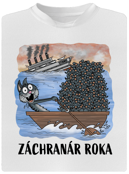 Záchranár roka detské športové tričko White