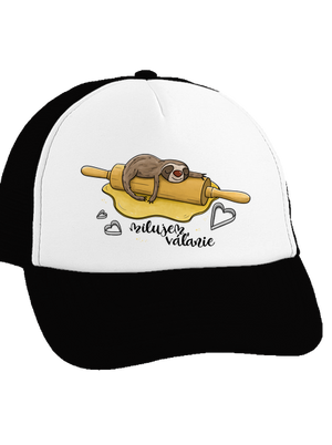 Milujem váľanie šiltovka truckerka Black cap