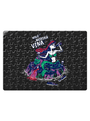 Malá mořská vína puzzle White