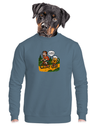 unisex mikina bez kapucne