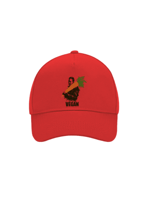 Vegan šiltovka baseballka Classic Red