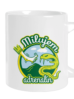 Milujem adrenalín veľký hrnček White
