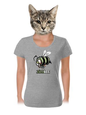 ZomBee dámske tričko Dark Gray Melange