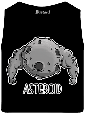 Asteroid pánske tielko Black