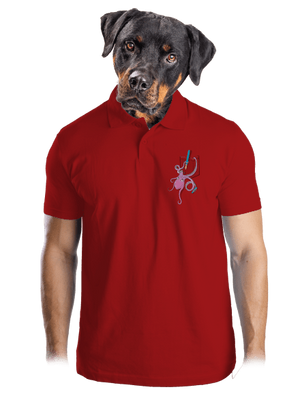 Jednoducho miluje atrament pánska polokošeľa Red Mal