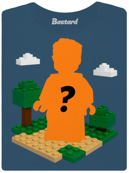 Lego z vlastnej fotky dámske tričko prémium Petrol Blue