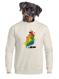 unisex mikina bez kapucne