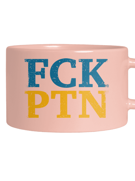 FCK PTN hrnček makronka Pink Macaron