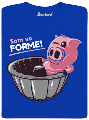 Vo forme pánske dlhý rukáv Royal Blue