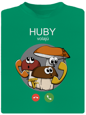 Huby volajú detské športové tričko Kelly Green Mal