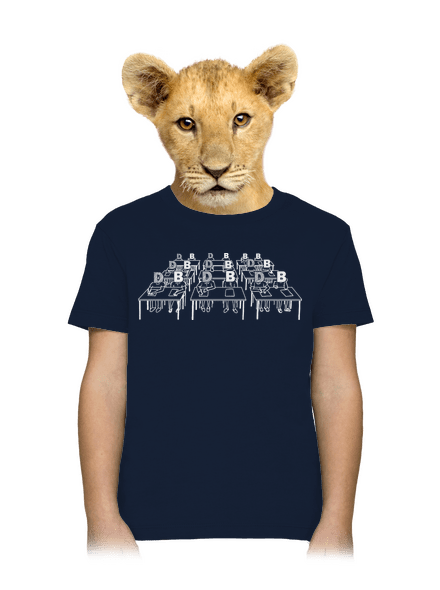 Cimrman: Debil, blbeček detské tričko Navy