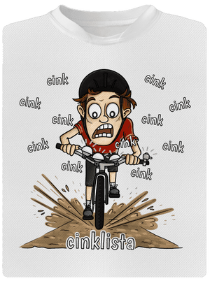 Cinklista detské športové tričko White