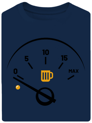 Prázdna nádrž unisex tričko oversized Midnight Blue