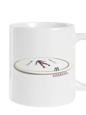 Dead in pool klasický hrnček White