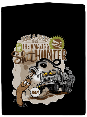 Shithunter dámska mikina na zips Black