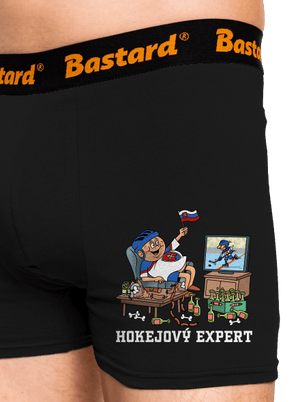 Hokejový expert boxerky Black