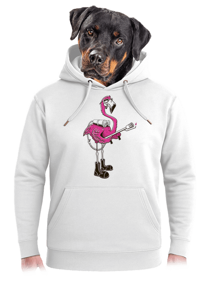 Plameniak unisex mikina premium Snowwhite