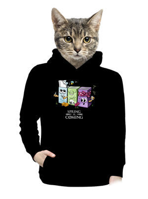 dámska mikina klokanka