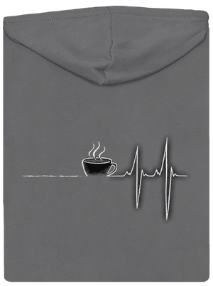 Coffee help dámska mikina na zips Steel Gray