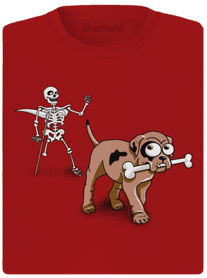 Kostlivec dámske športové tričko Red Mal