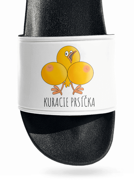 Kuracie prsíčka šľapky White