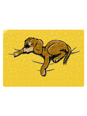 Spiaci pes puzzle White