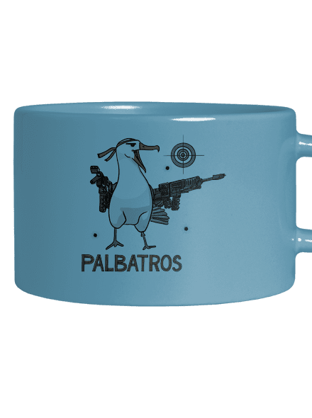 Palbatros hrnček makronka Blue Macaron