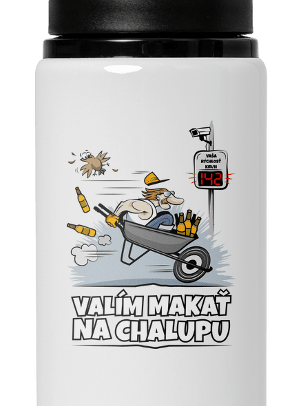 Valím na chalupu flaša na vodu White